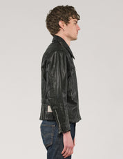 Vintage Leather Biker Jacket