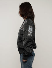 MA-1 Leichte Patched Bomberjacke in Navy