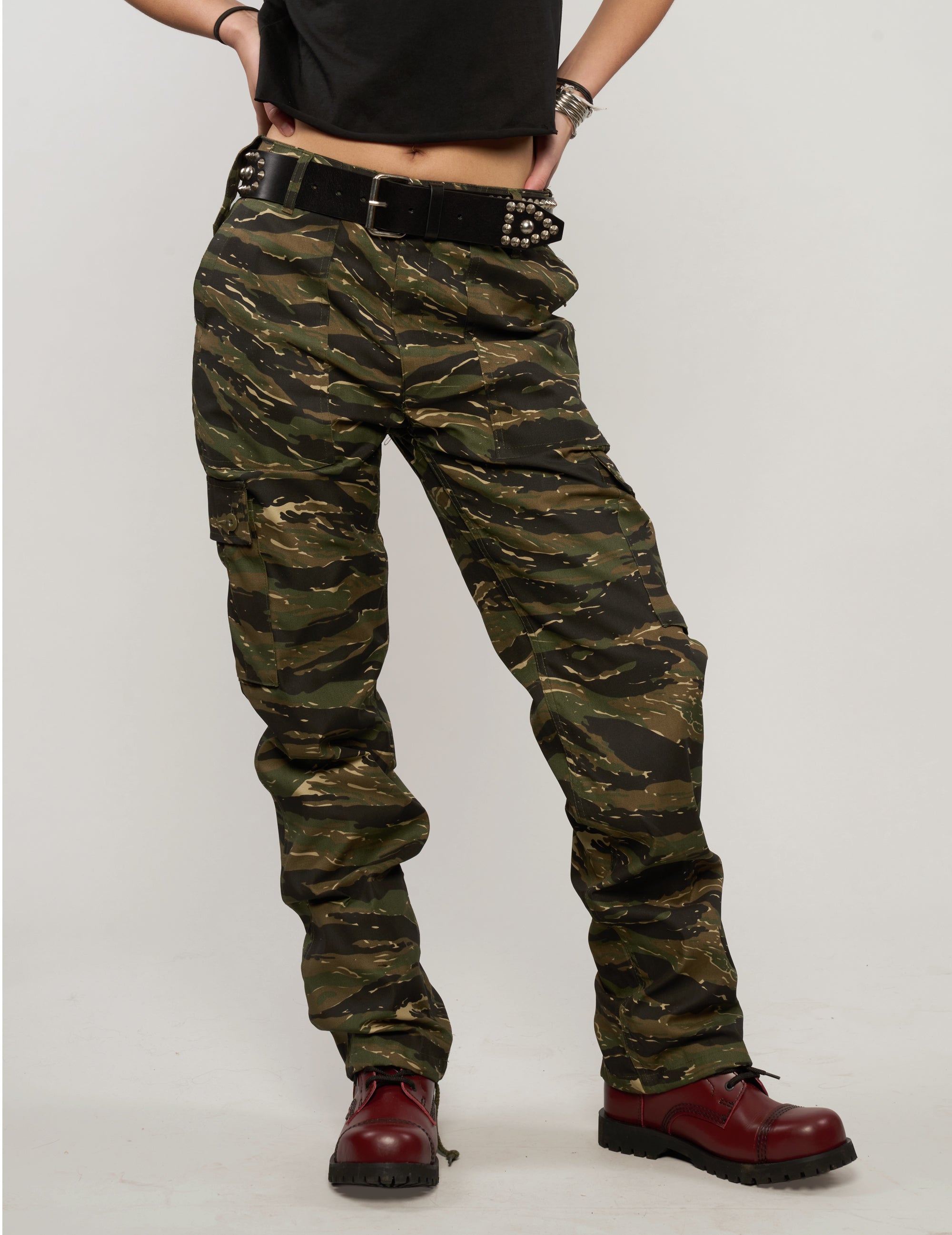 Cargo Trousers in Tiger Stripe