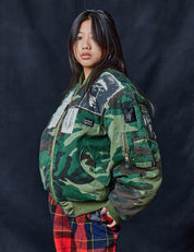 MA 1 Patched Bomber in Camo