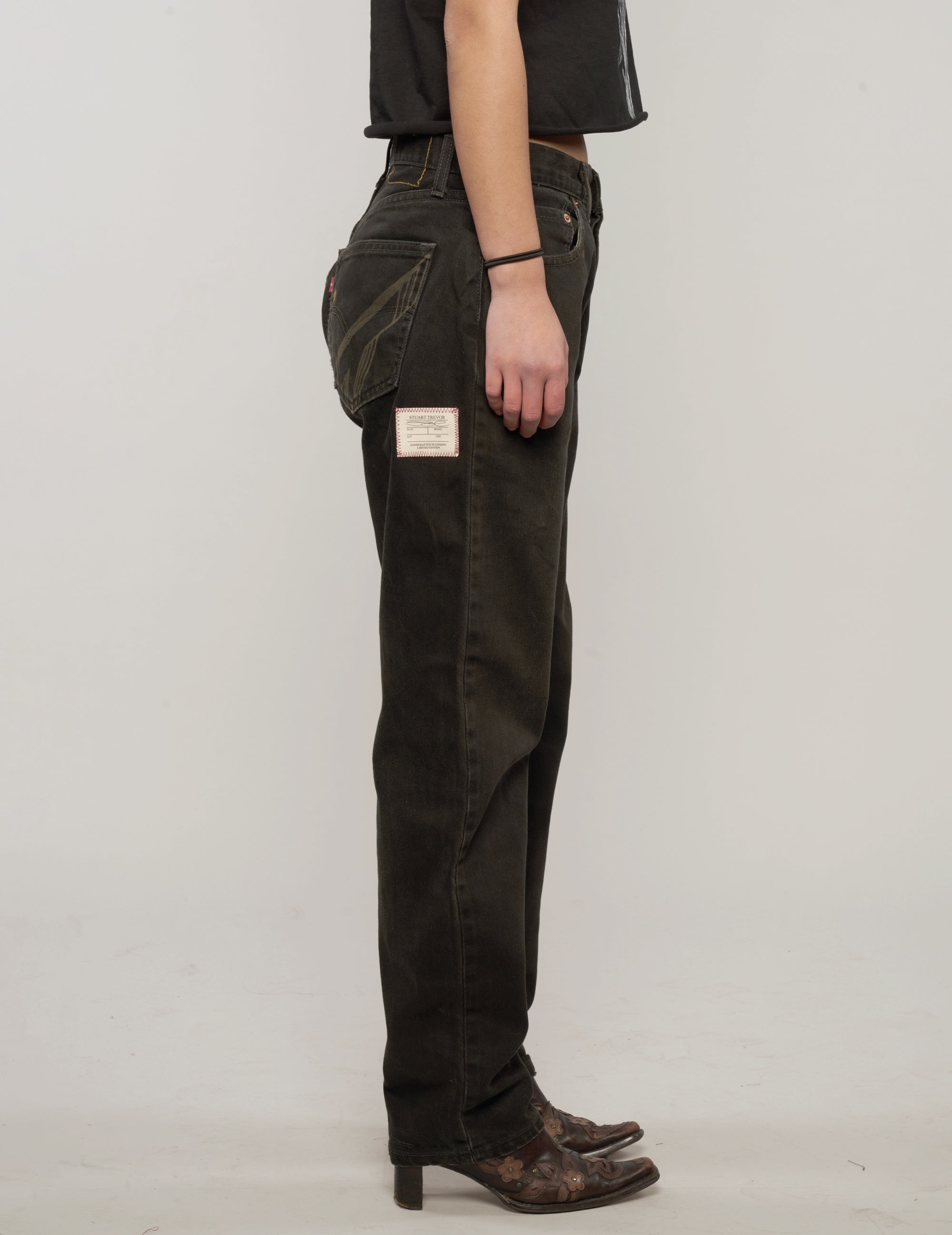 Laser Printed ST Jeans