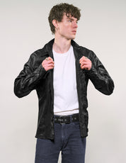 IMMORTAL Leder-Patch-Jacke