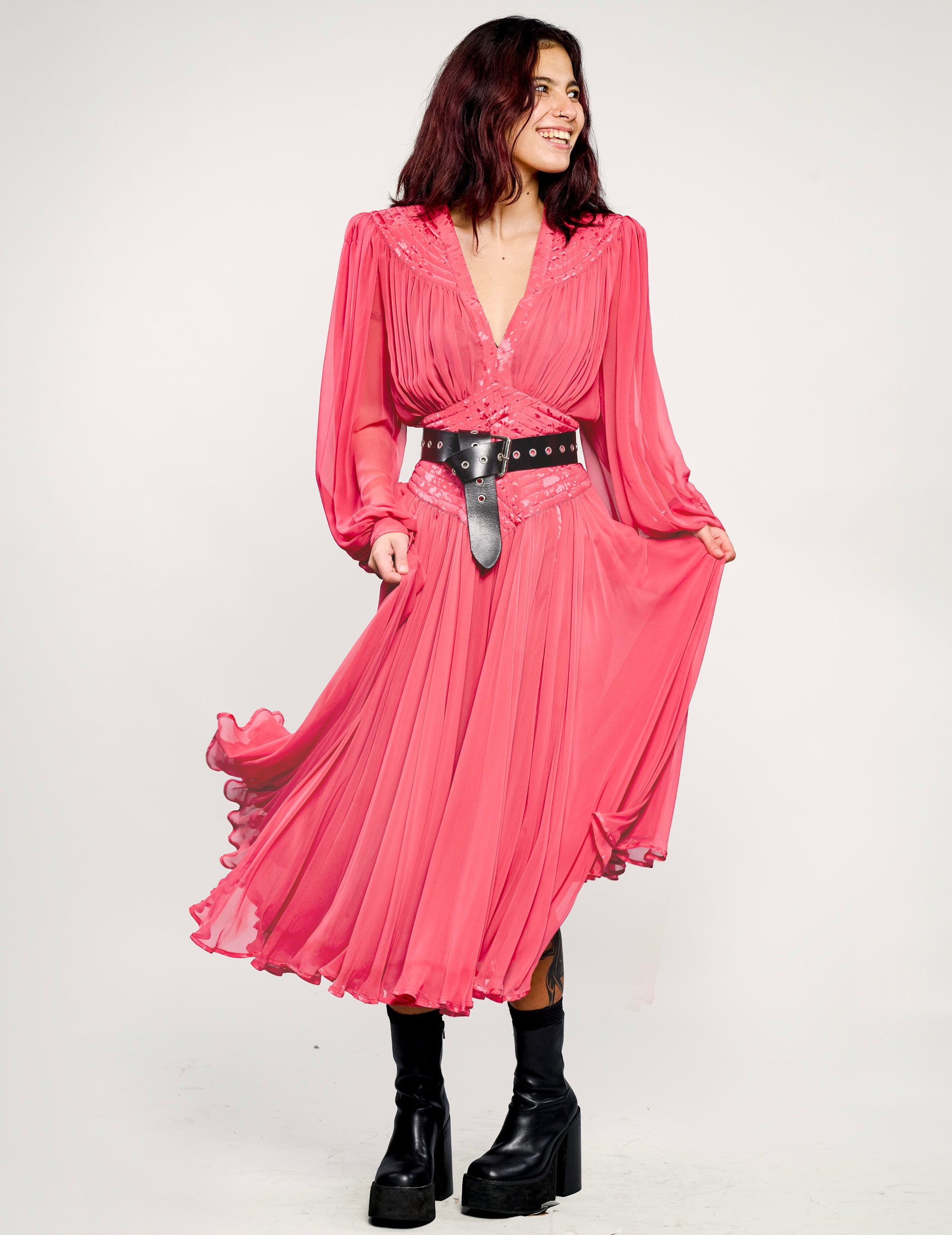 Pink Power Party Dress