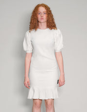 Puffed Sleeve Dress
