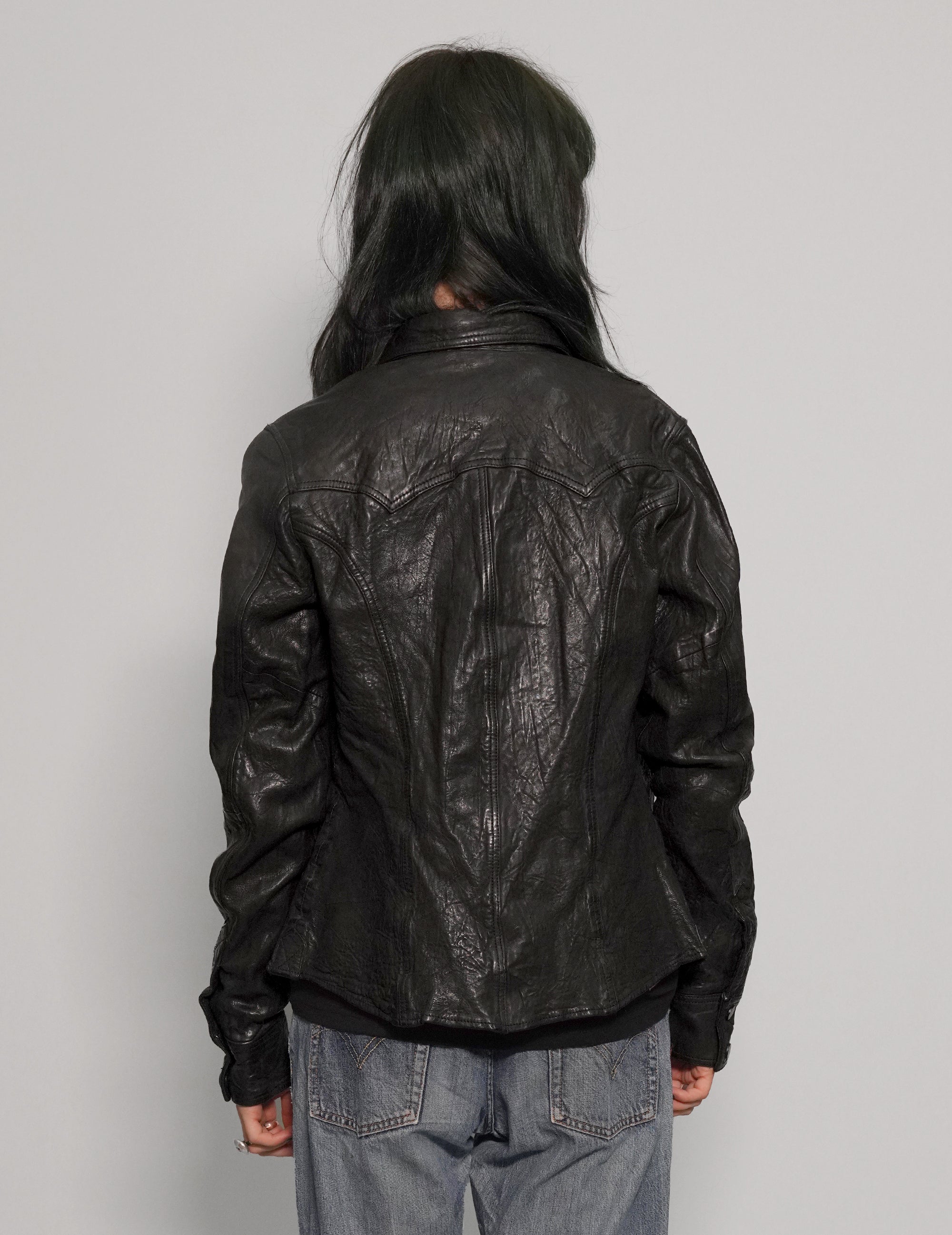 COVERT suede leather SOUVENIR JKT 46 黒 COVERT suede leather SOUVENIR JKT 46 黒