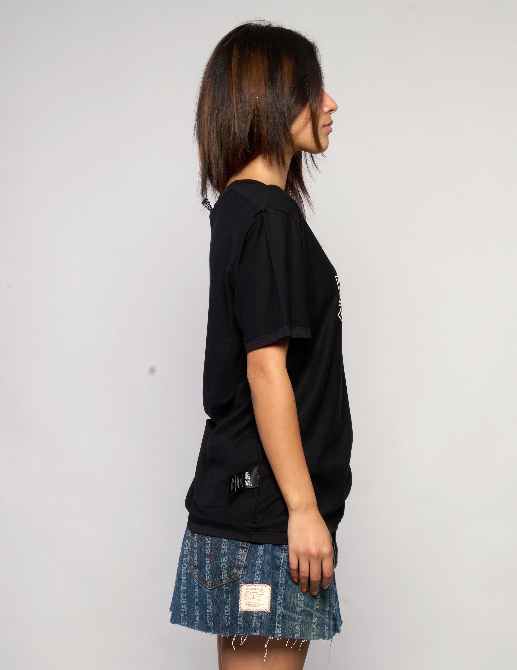 Pure S'x England Tee in Black