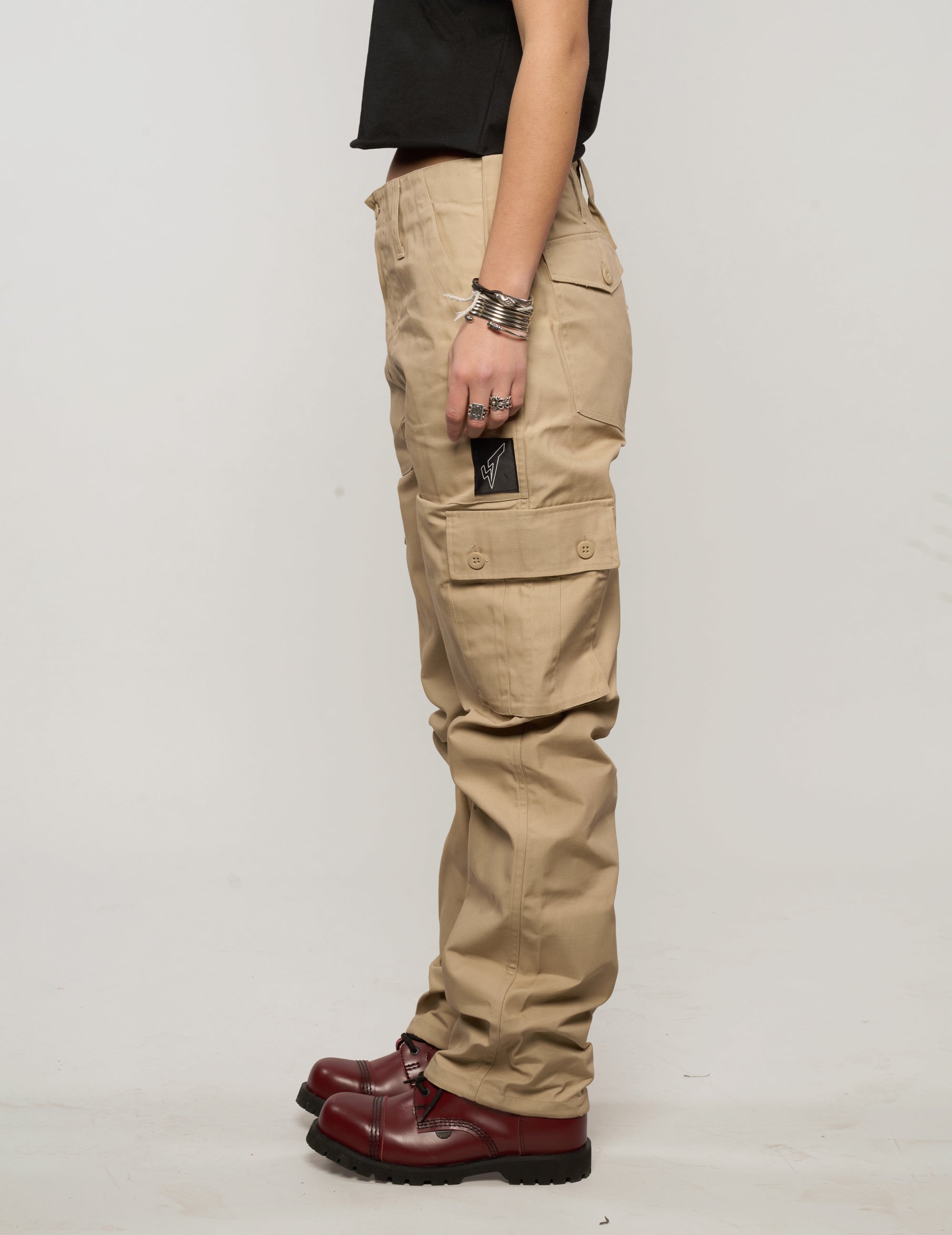 Cargo Trousers in Tan