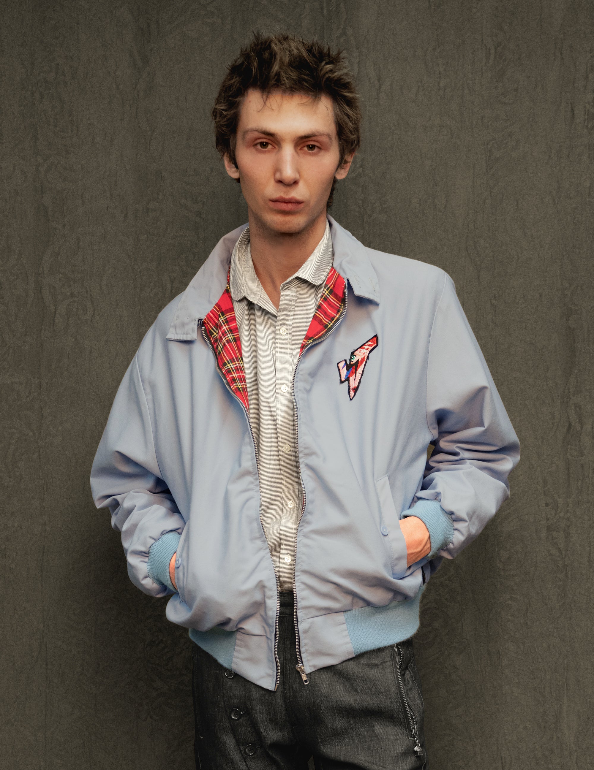Classic Harrington Jacket in Blue