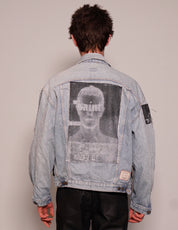 ST Patched Light Blue Denim Jacket