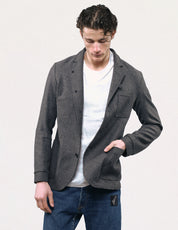 Vintage Oliver Spencer Tweed Sports Blazer in Grey