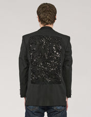 Party Back Tuxedo - Black Sequin