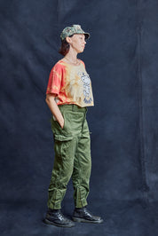 Olive Cargo Trousers