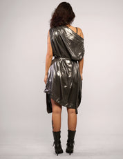 The Pirate Dress – Liquid Gunmetal