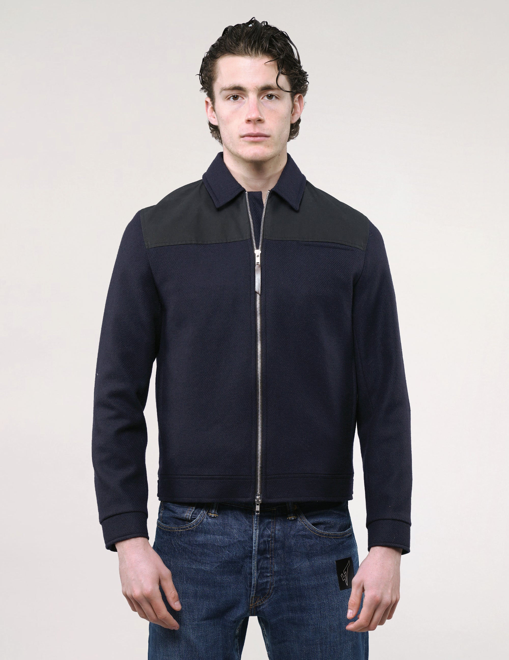 Oliver Spencer Lightweight Jacket in Navy