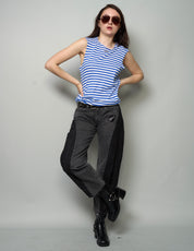 Barrel Fit Jeans mit Seitenpanel