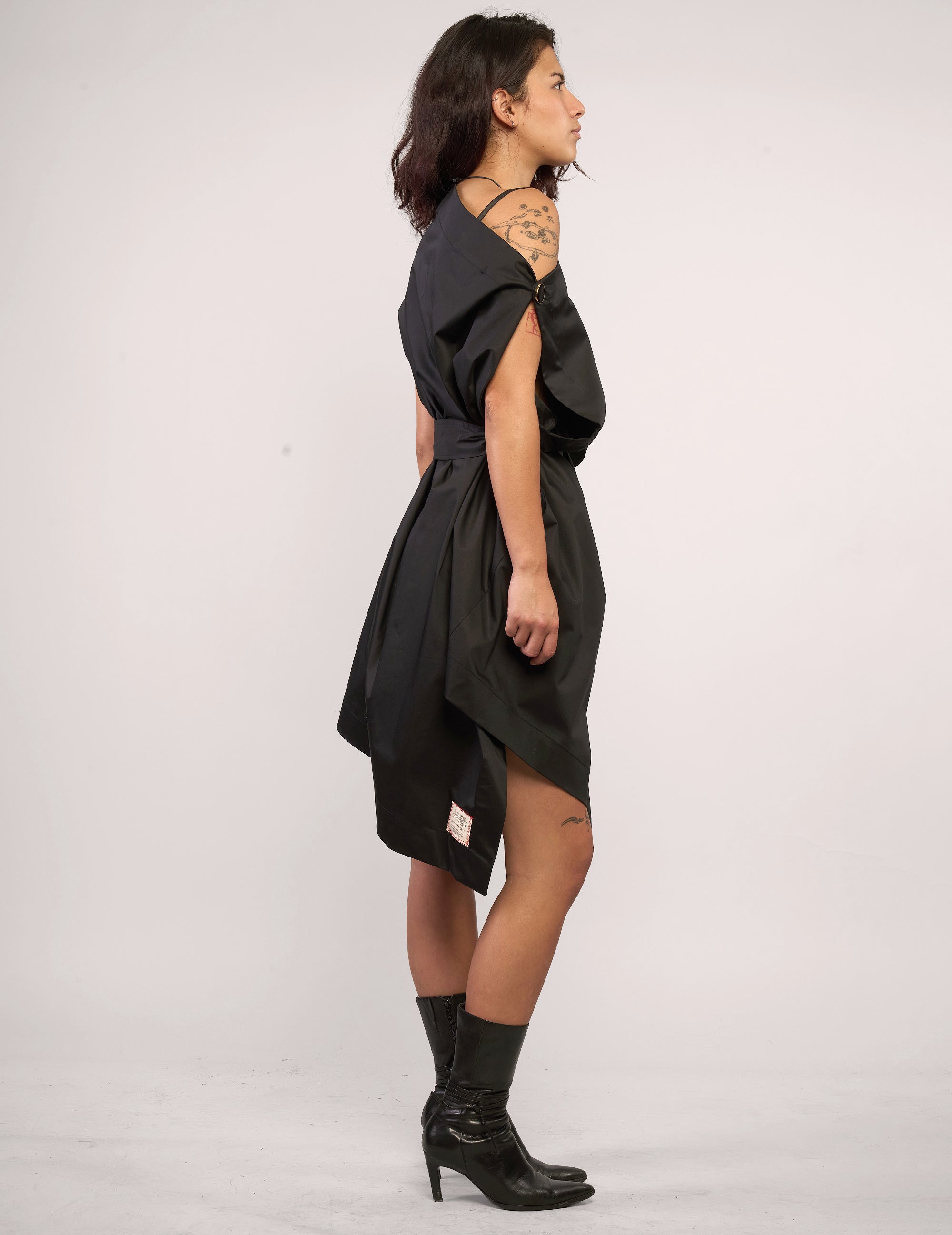 The Pirate Dress – Black Taffeta