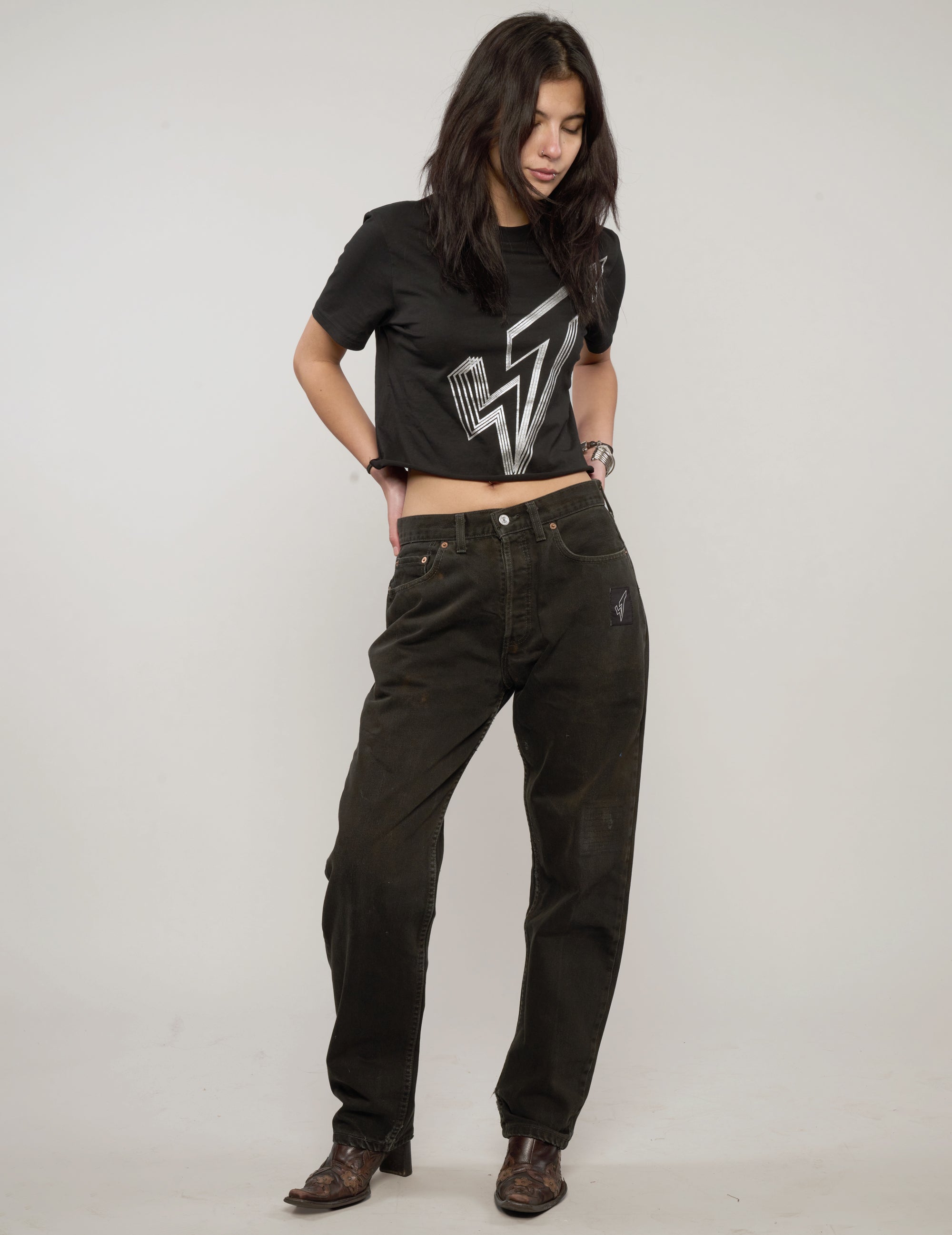 Laser Printed ST Jeans