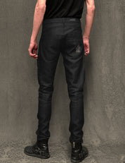 IMMORTAL Button Down Jeans in Black