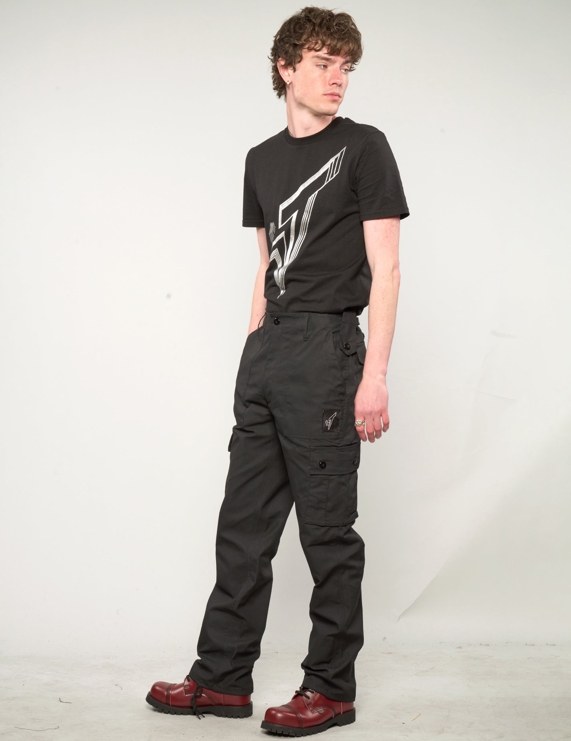 Cargo Trousers in Black