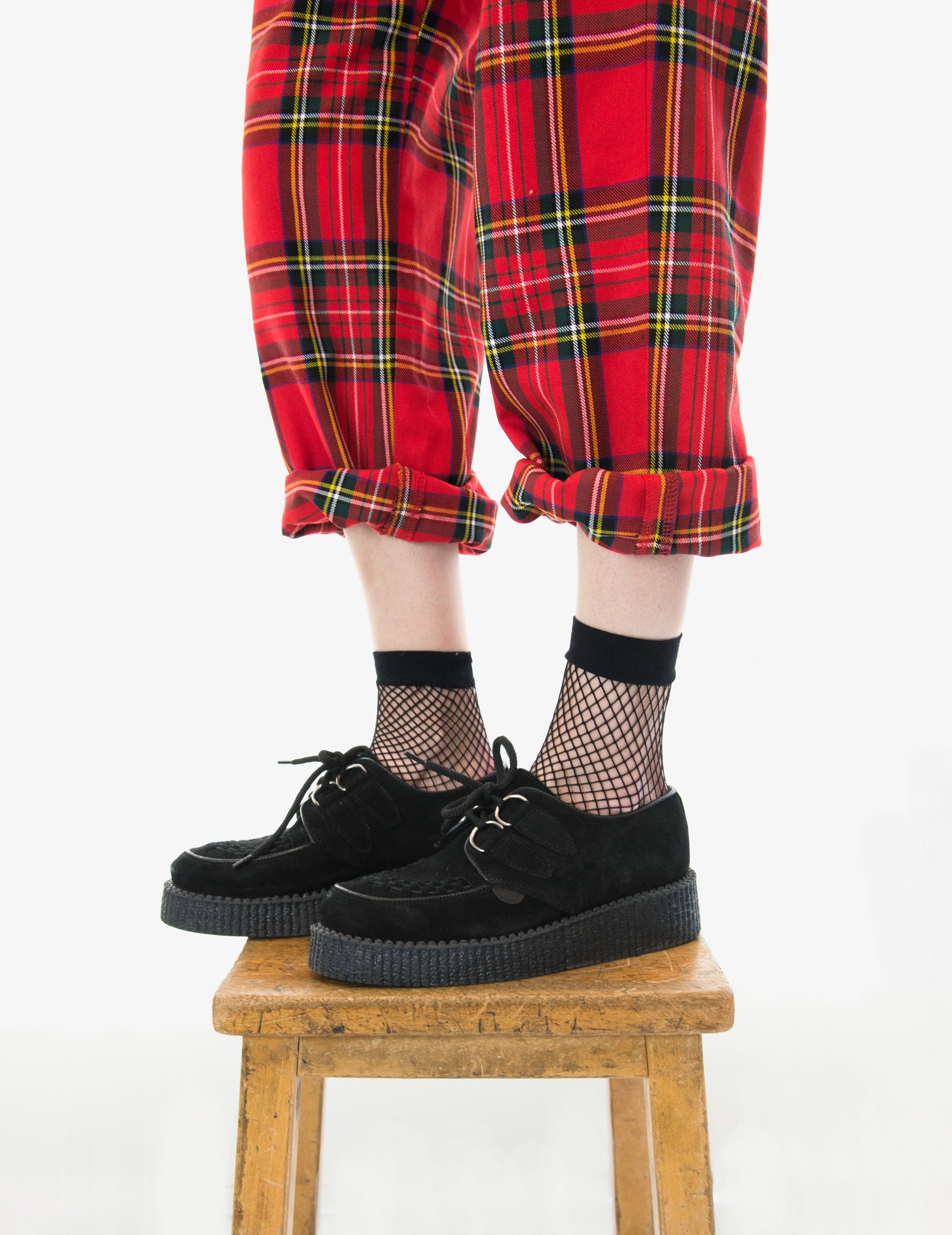 Underground Wulfrun Single Sole Creeper-Schuhe aus schwarzem Wildleder