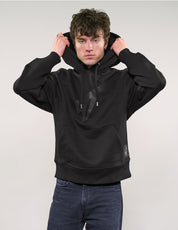 ST Hoodie in Black with Black Logo
