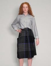 Tartan High-waisted Skirt