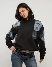 ST Multipatch Logo Hoodie in Black