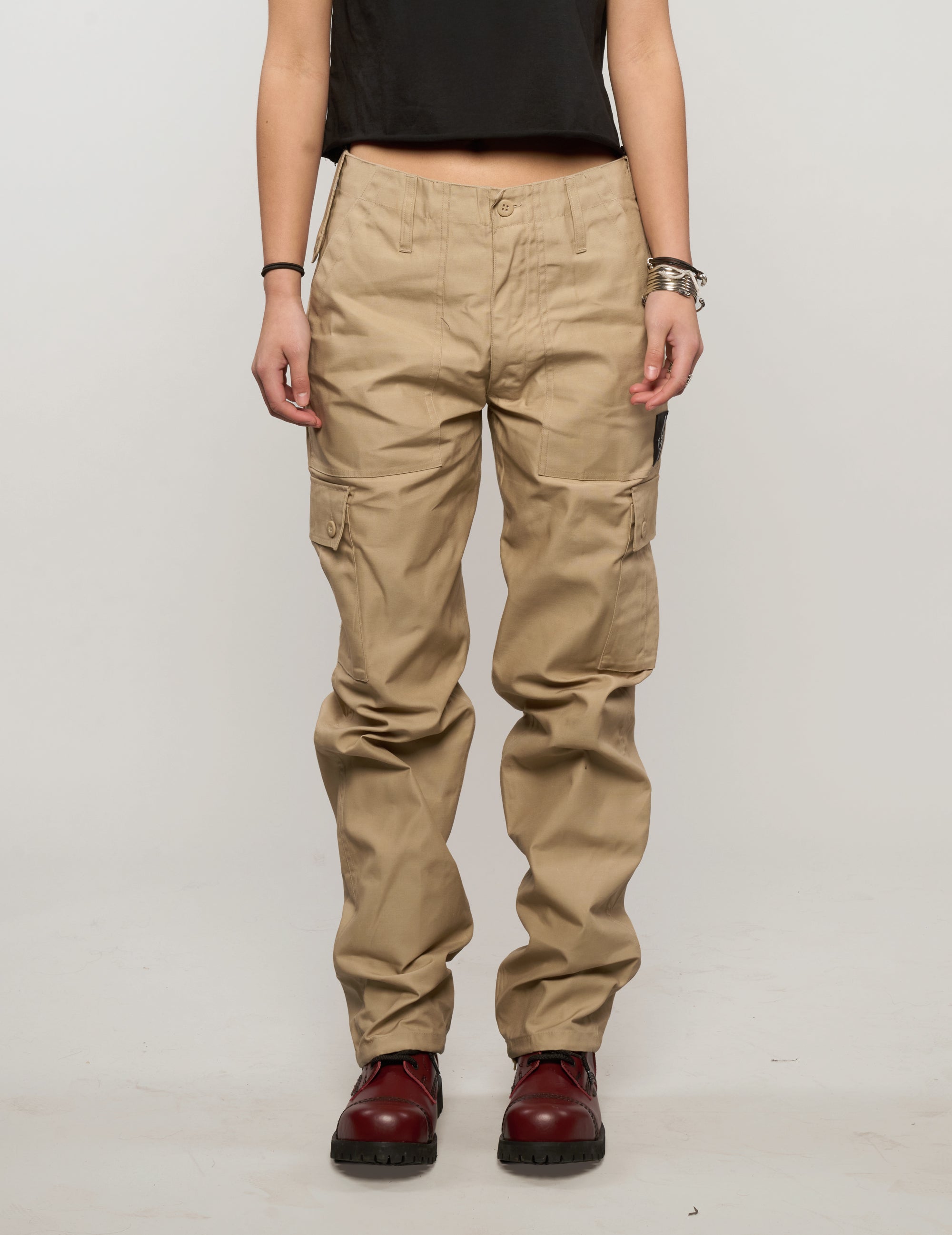 Cargo Trousers in Tan