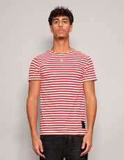 Vintage Naval T-Shirt in Red Stripe
