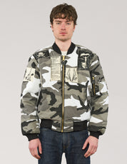 MA-1 Patched Bomber in Arctic Camo