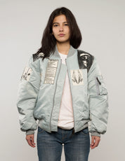 MA-1 Patched Bomber in Grey