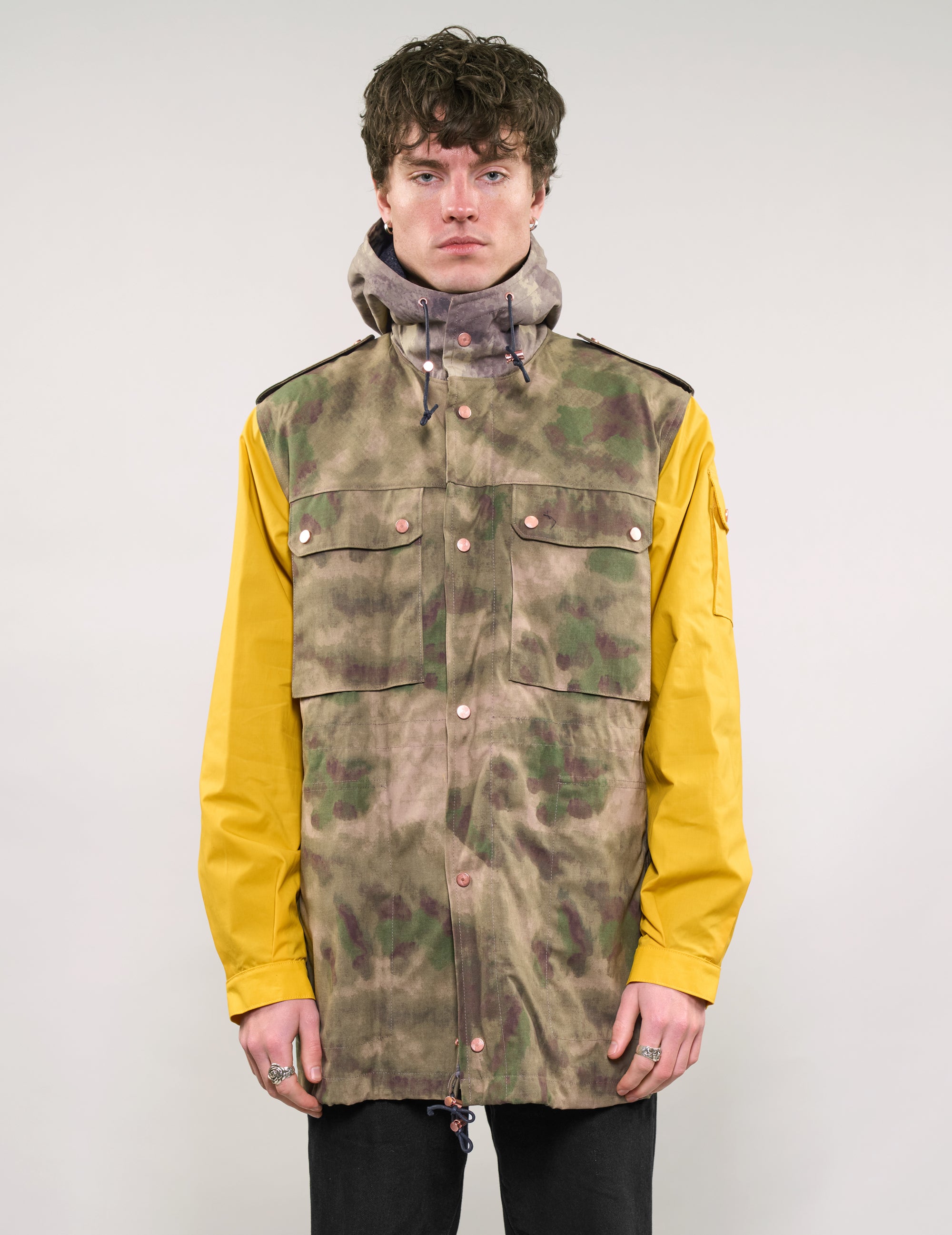 IMMORTAL Desert Parka in Camo & Yellow