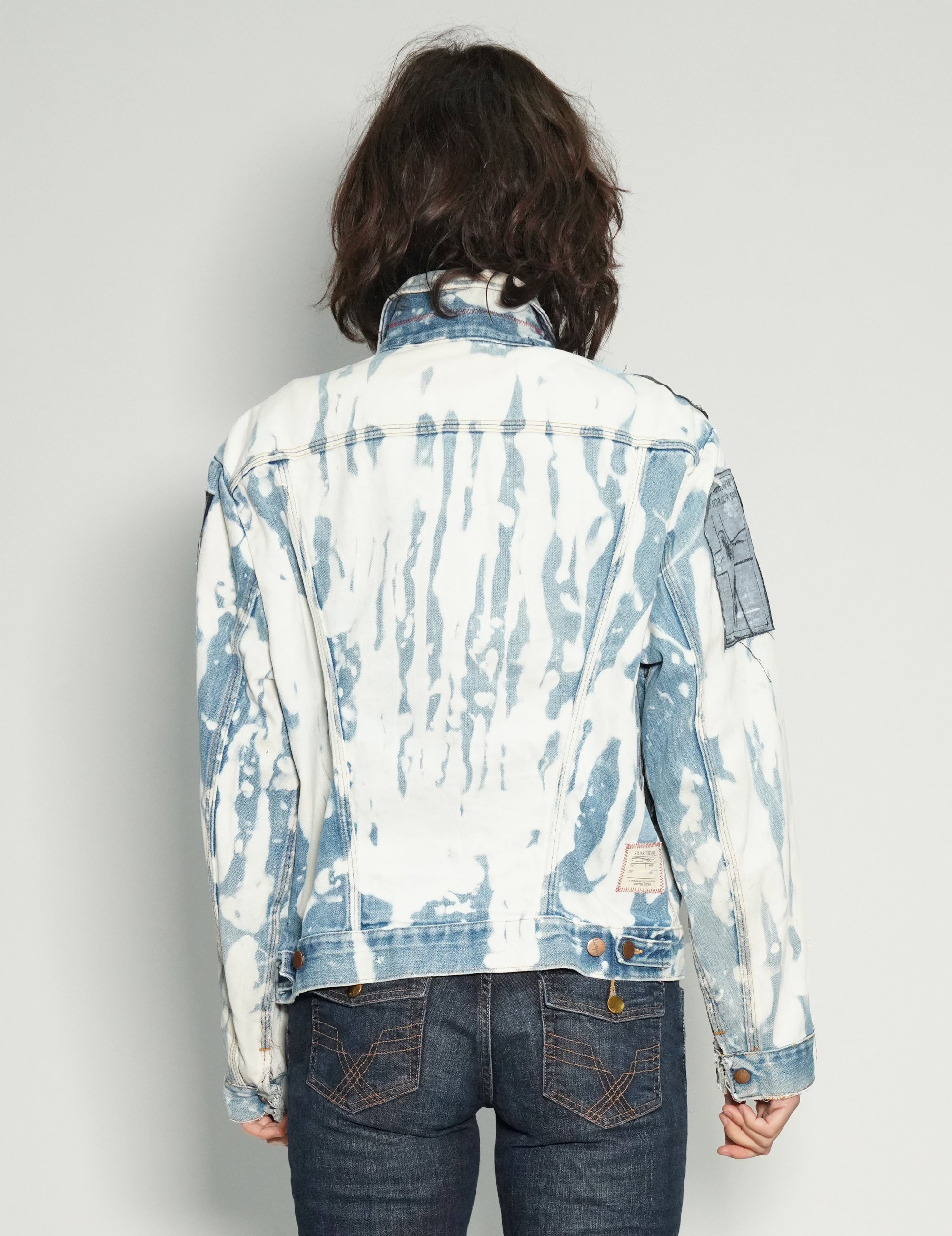 Bleach Jacket Examples Bleached Denim Jacket – Stuart Trevor