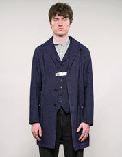 IMMORTAL Hawthorn Lightweight Microdot Woollen Frock Coat