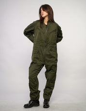 Vintage Luftwaffe Jumpsuit in Dark Olive