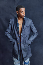 Denim Frock Coat