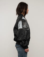 MA-1 Leichte Patched Bomberjacke in Navy