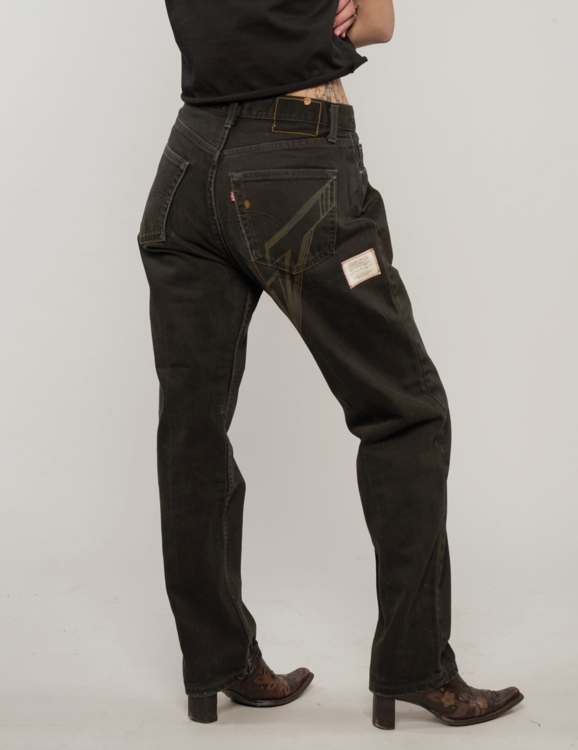 Laser Printed ST Jeans