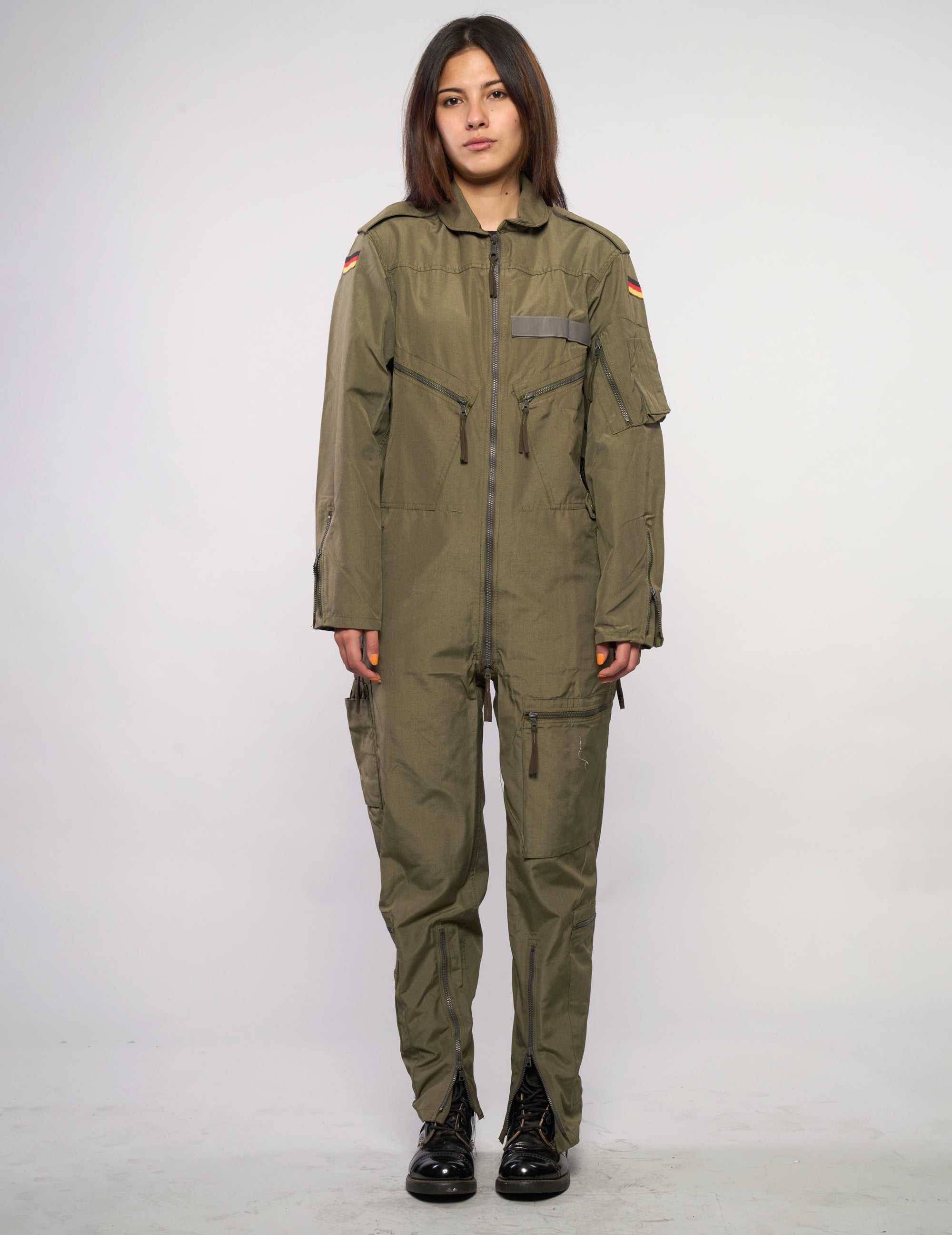 Vintage Luftwaffe Jumpsuit in Olive