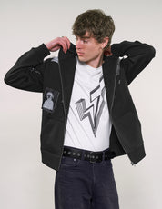 ST Multipatch Zip Hoodie in Black