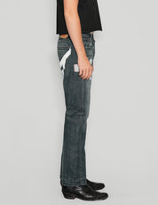 'Love Will Tear Us Apart' Jeans in Indigo