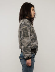 MA-1 Patched Bomber in Grey Camo