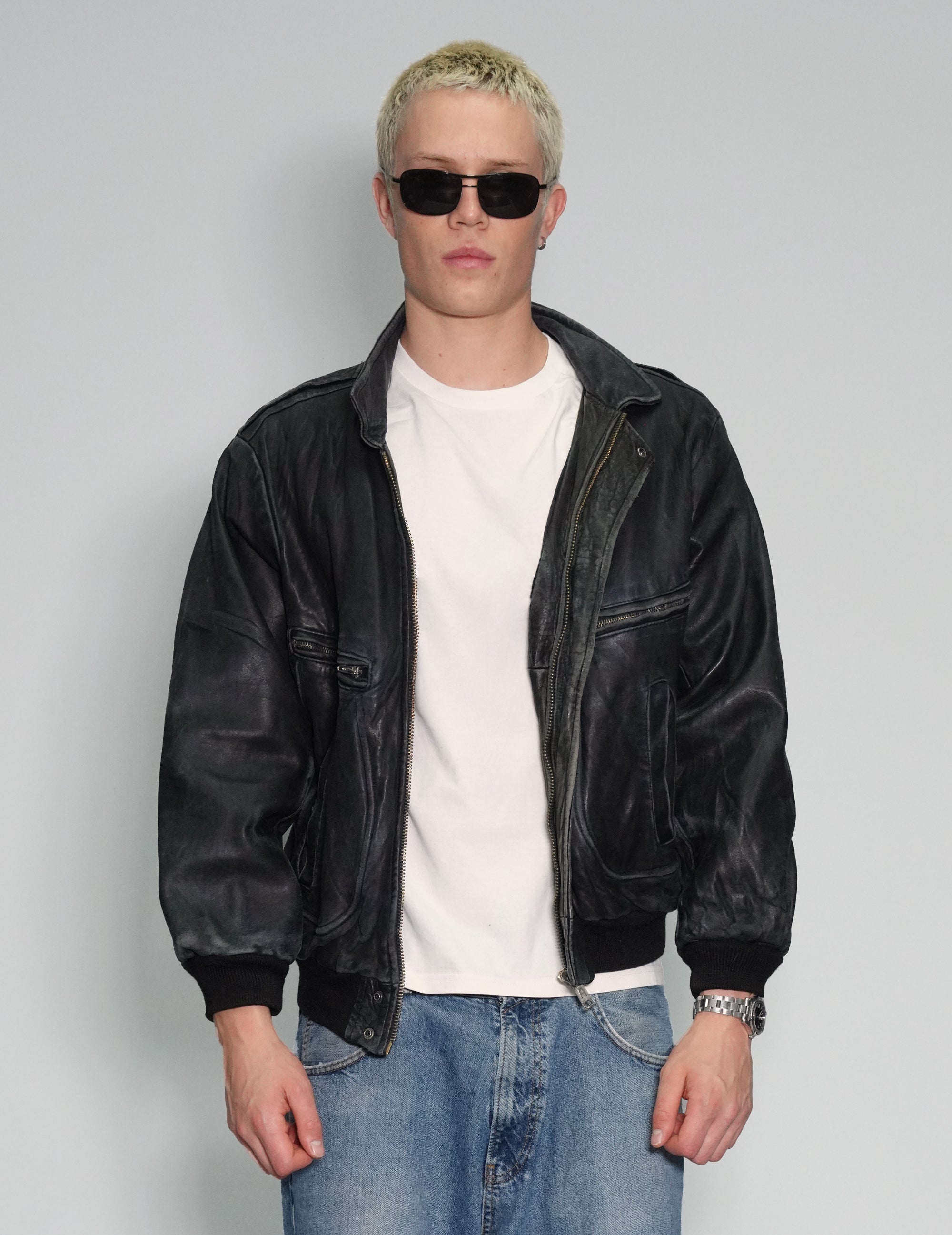 Leather MA-2 Bomber