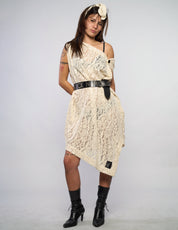 The Pirate Dress – Ivory Sequin Lace