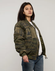 MA-1 Patched Bomber in Tiger Camo