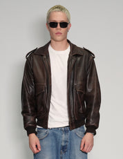 Leather MA-2 Bomber