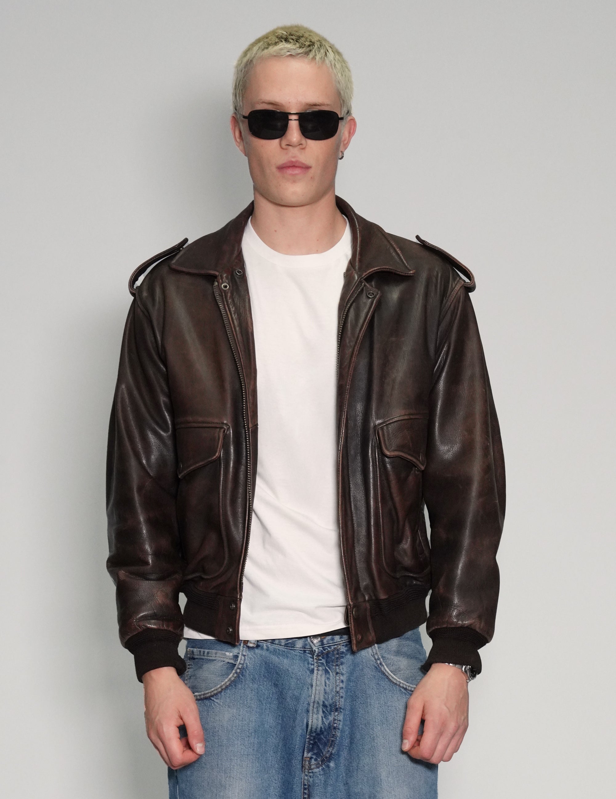 Leather MA-2 Bomber