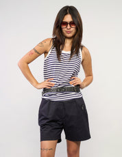 Vintage Royal Navy Dress Shorts in Navy