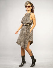 Das Piratenkleid – Barock-Jacquard-Rayon-Taft in Steingrau