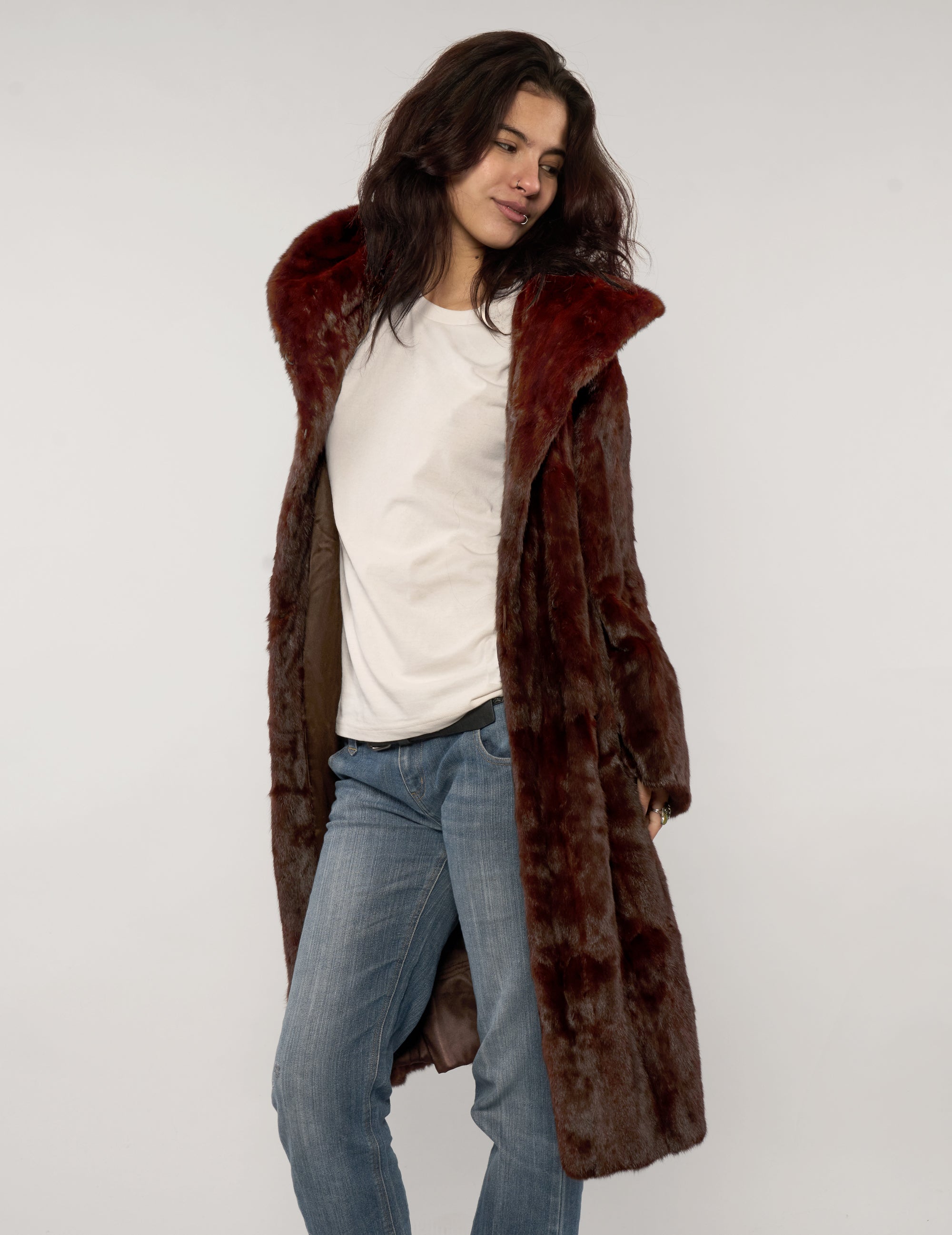 Harrods Vintage Mink Fur Coat